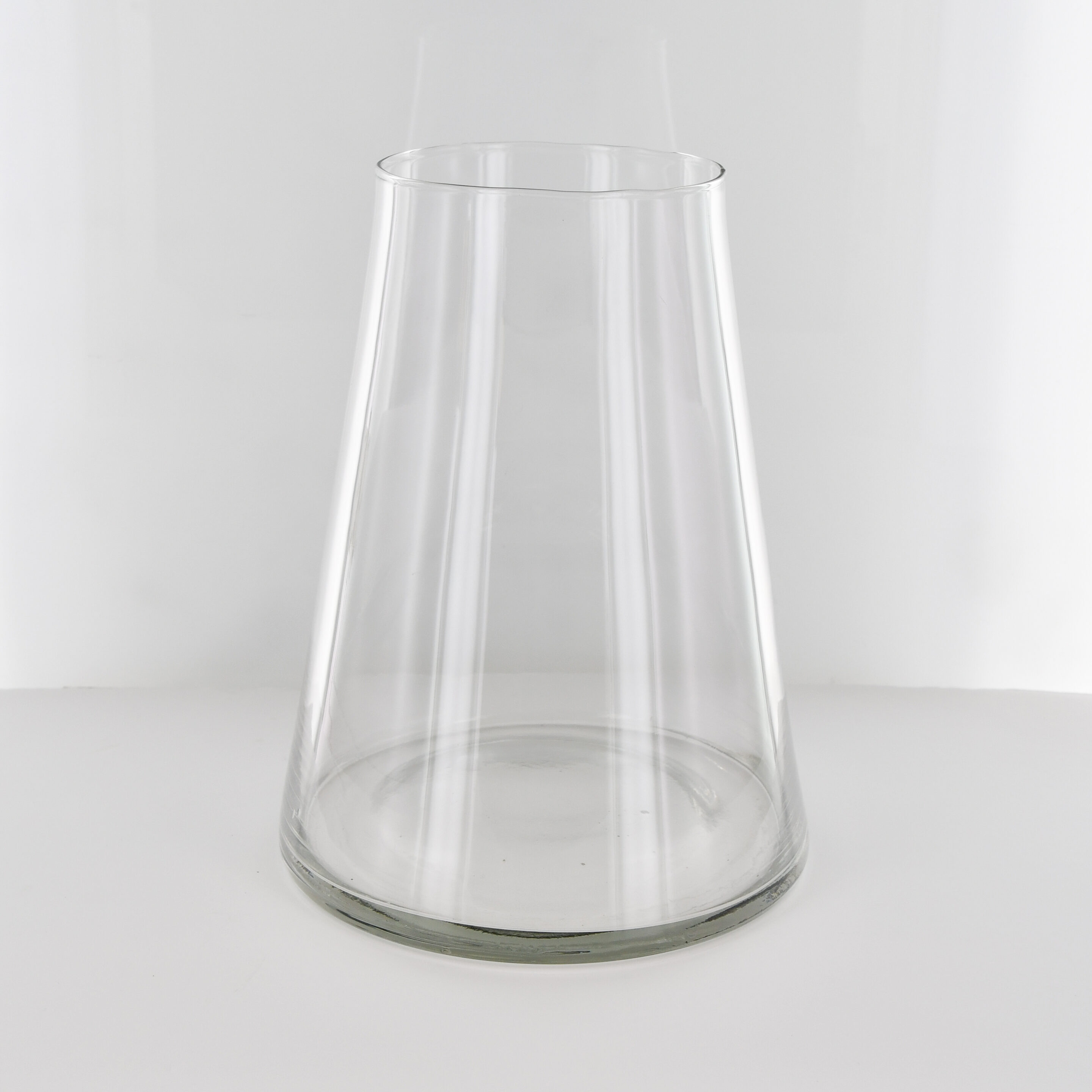 Vase Bellecôte - Verre Transparent, Design Élégant
